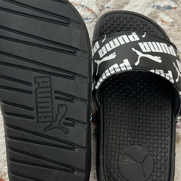 Puma Little Kid’s Slippers, Boys, Toddler/ Preschooler, Size 11, Black, NWOT - Picture 6 of 6